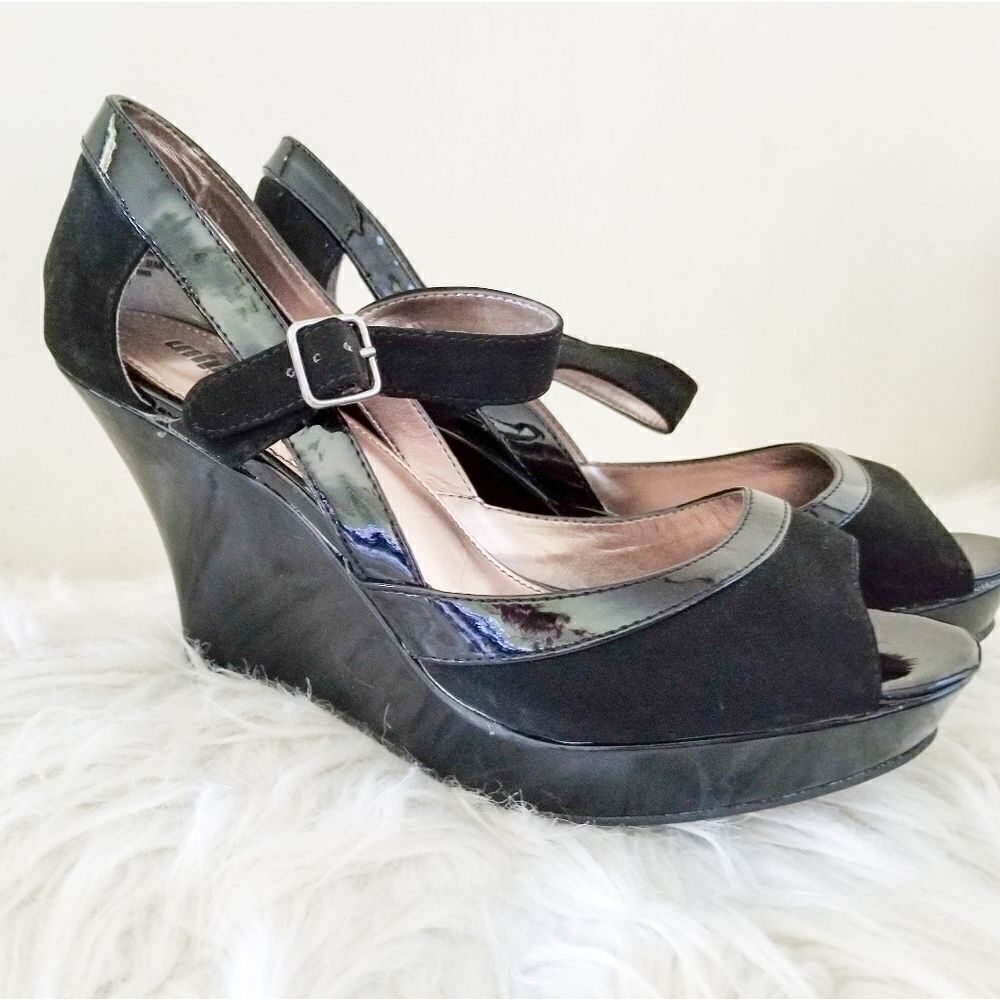 Unlisted Mary Jane style wedge shoe